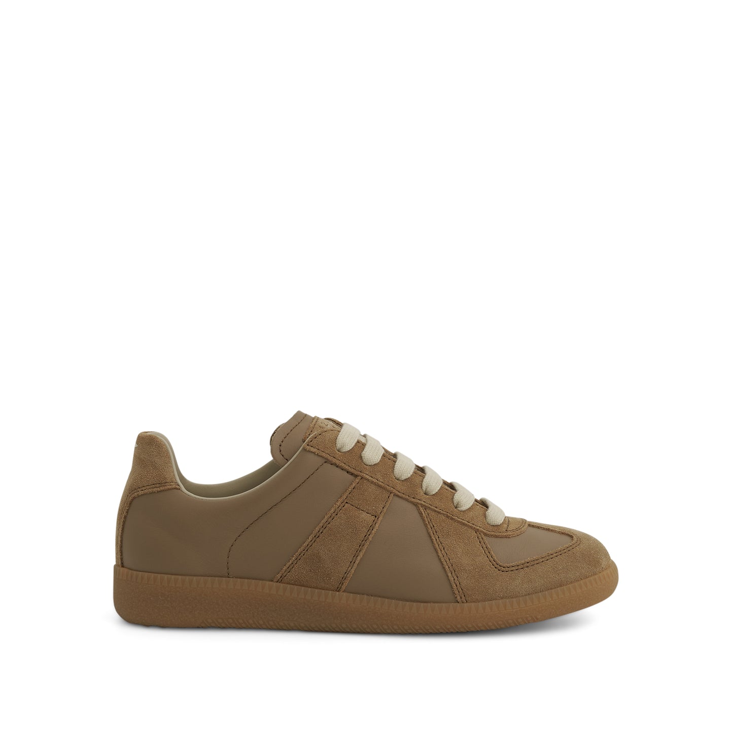 Replica Leather Sneakers in Chamois