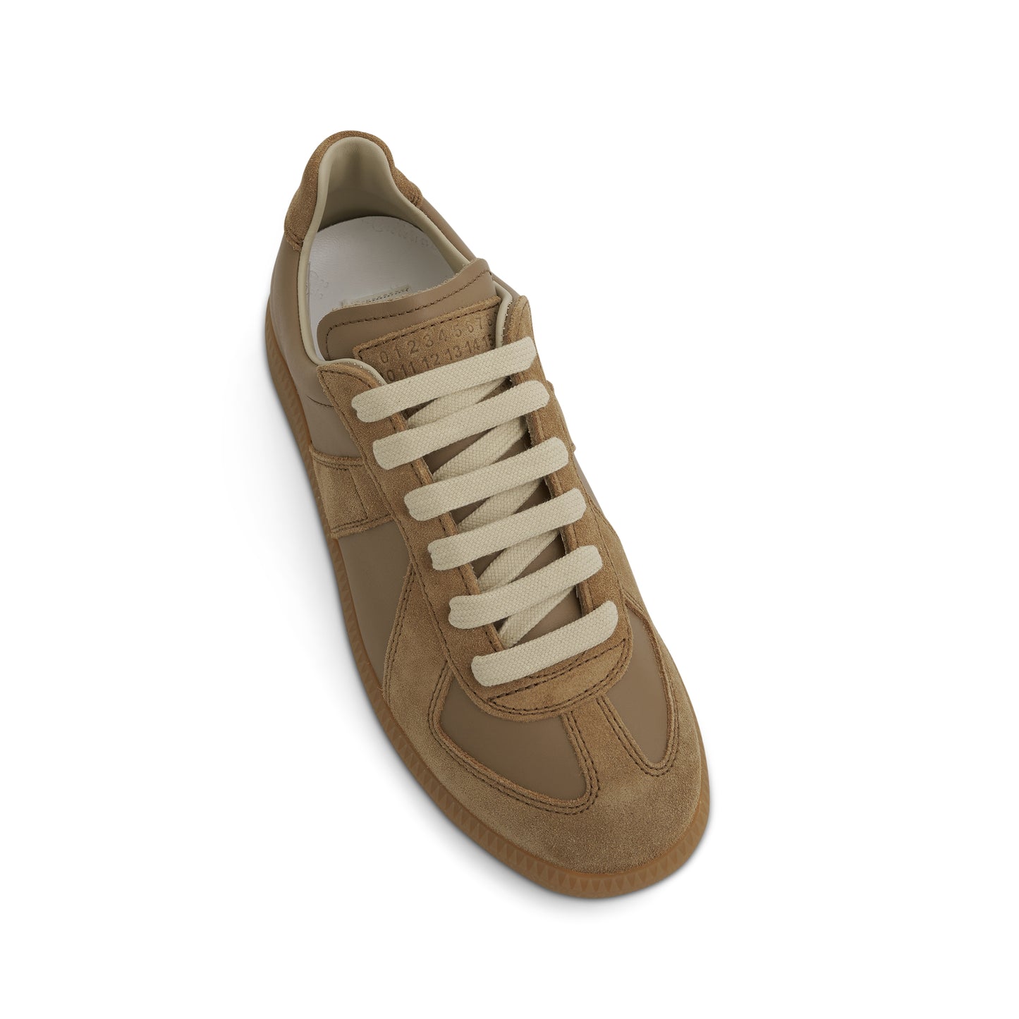 Replica Leather Sneakers in Chamois