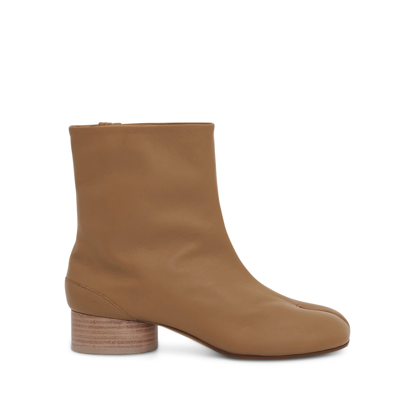 Tabi Ankle Boots 3cm Heel in Nude