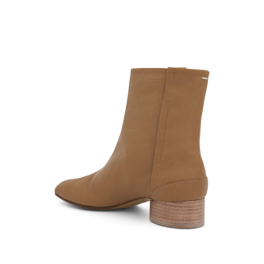 Tabi Ankle Boots 3cm Heel in Nude