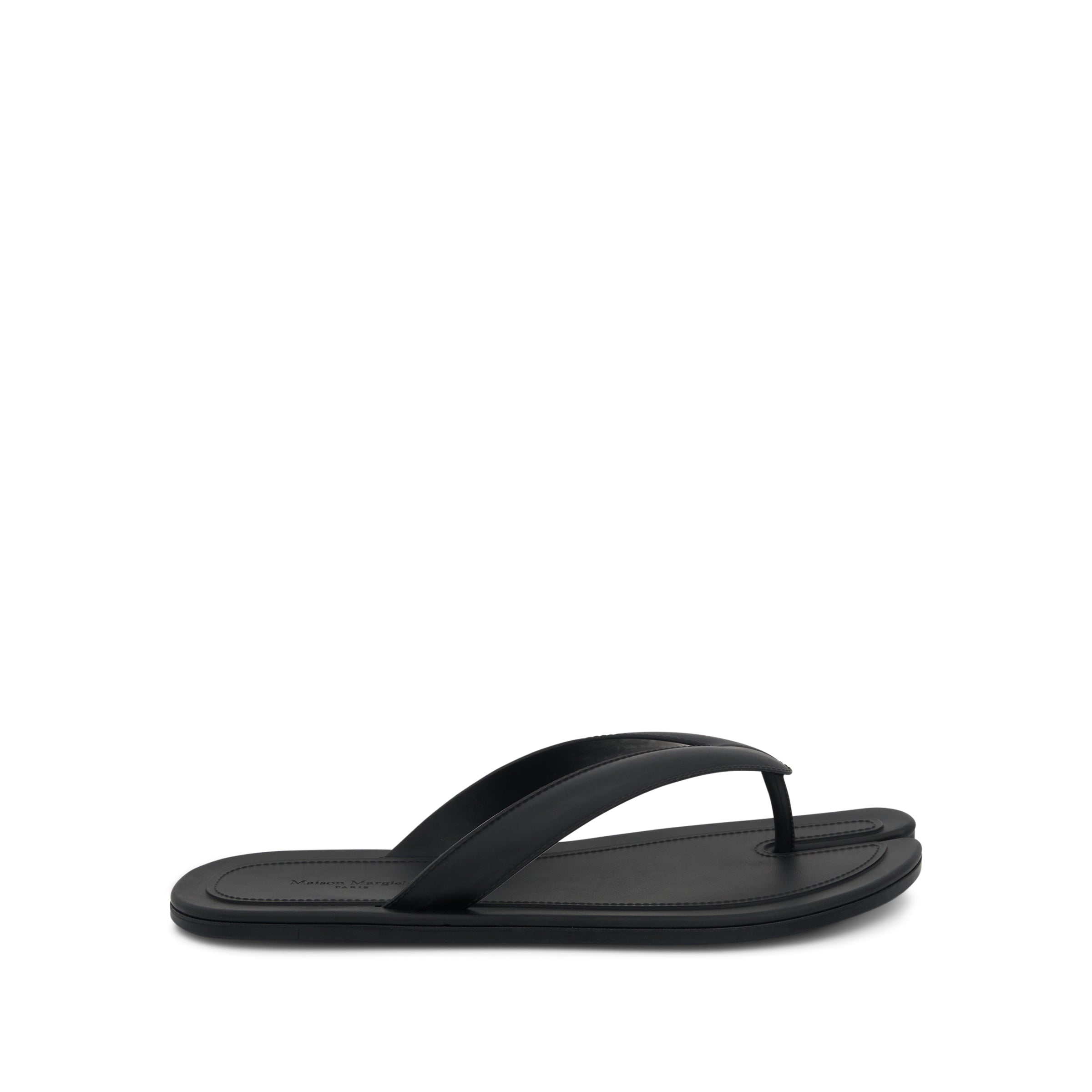 Tabi Slip On Slides in Black Raven