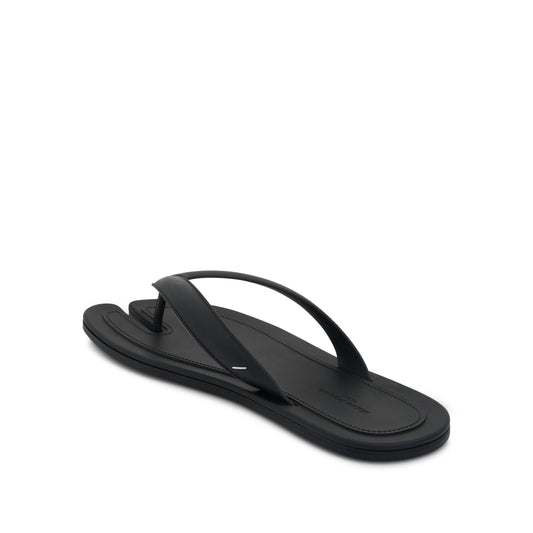 Tabi Slip On Slides in Black Raven