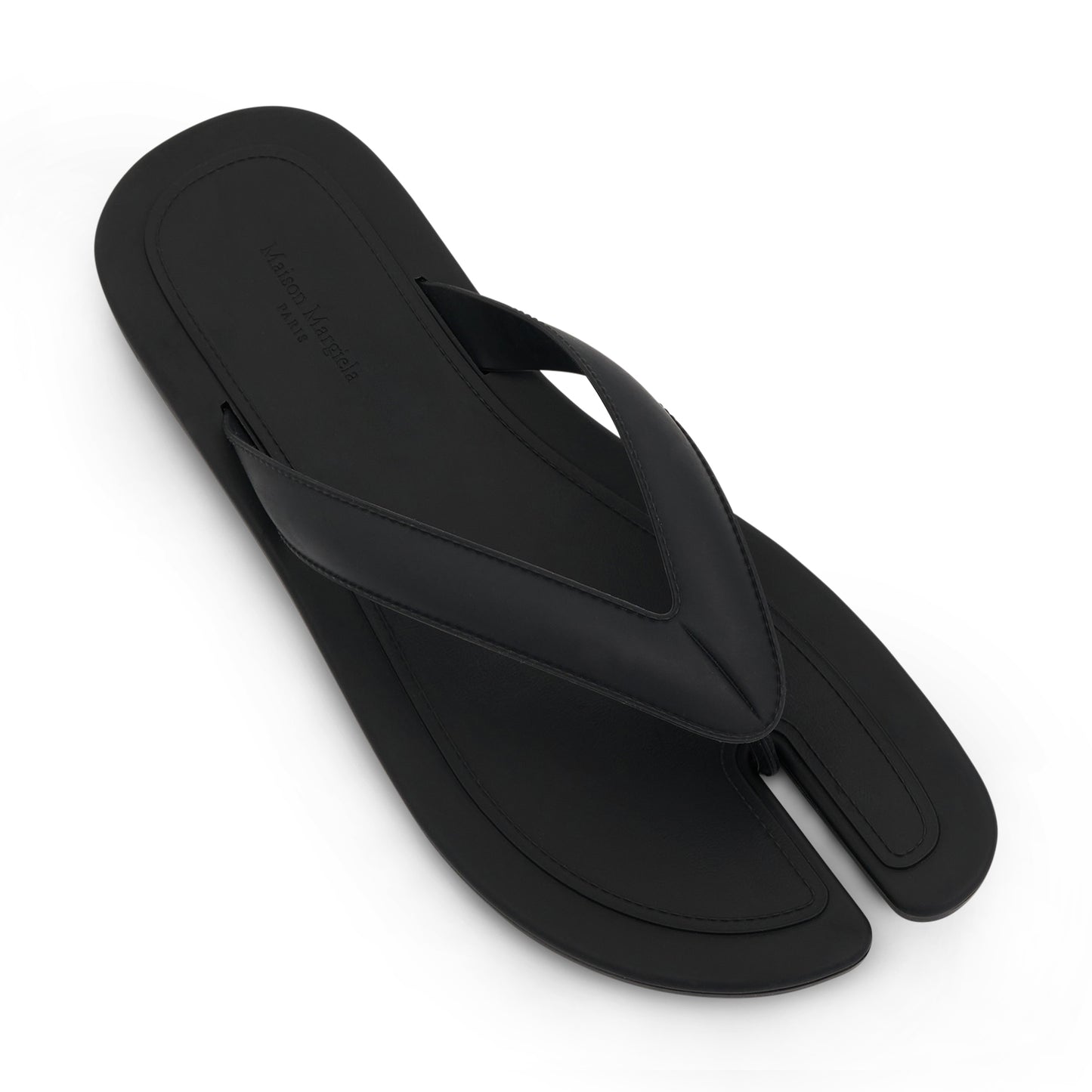 Tabi Slip On Slides in Black Raven