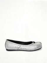Tabi Mirror Ballerina Shoes in Silver
