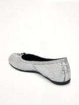 Tabi Mirror Ballerina Shoes in Silver