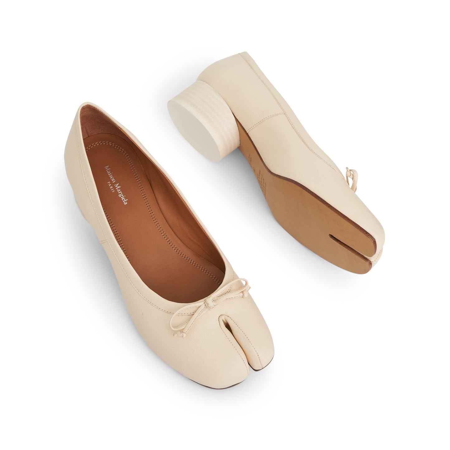 Tabi Ballerina 3cm Flats in White