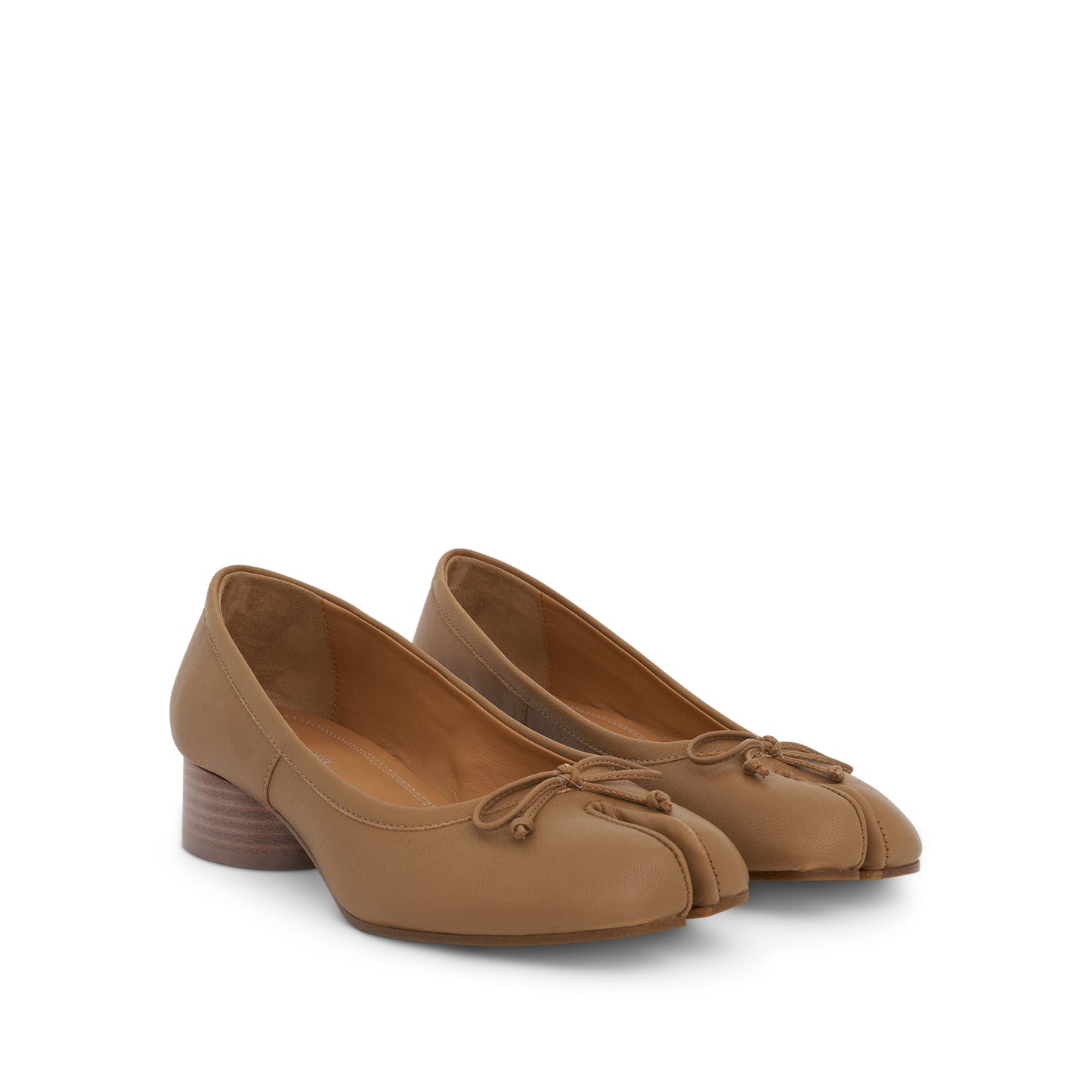 Tabi Ballerina 3cm Flats in Nude