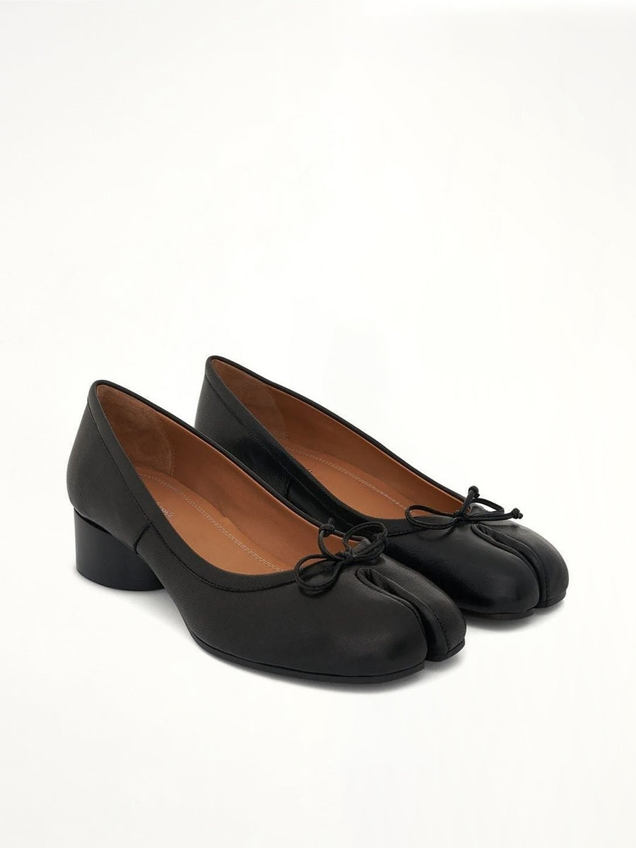 Tabi Ballerina 3cm Flats in Black