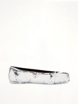 New Tabi Ballerina Shoes in White Paint