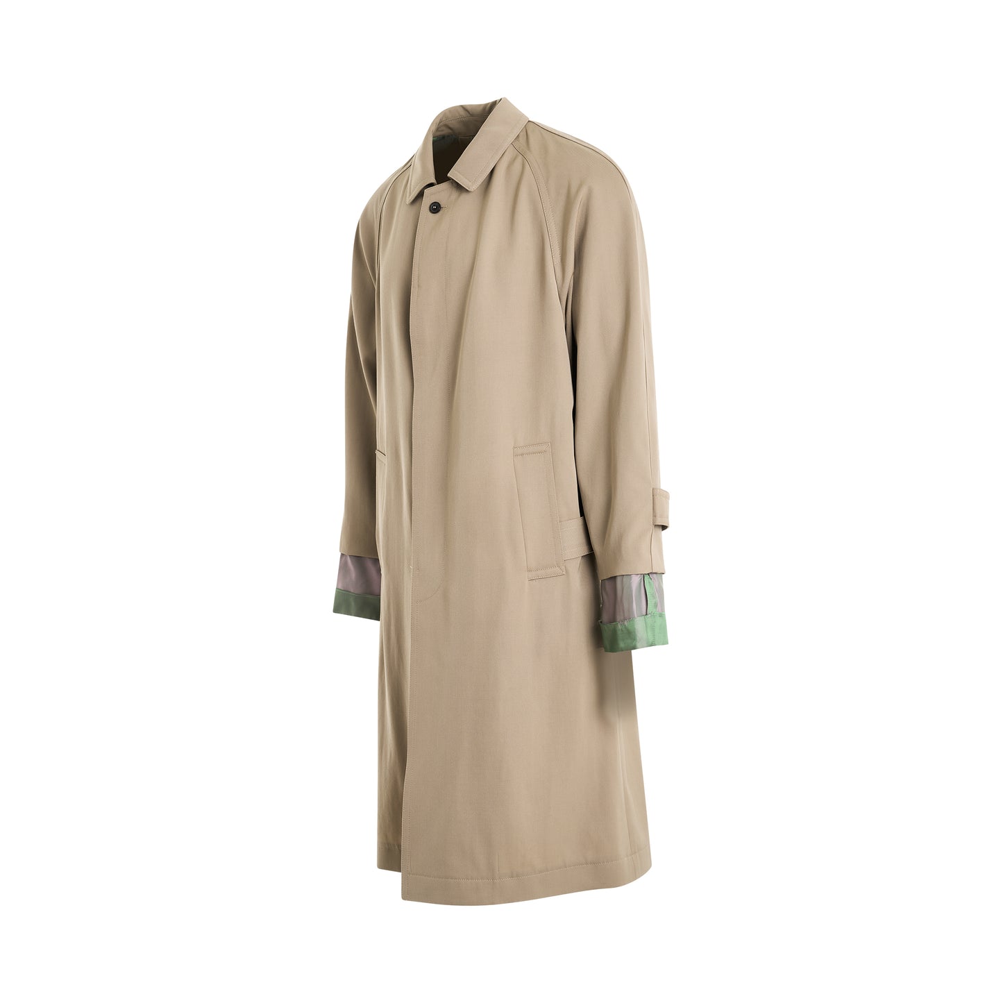 Cotton Trench Coat in Stone