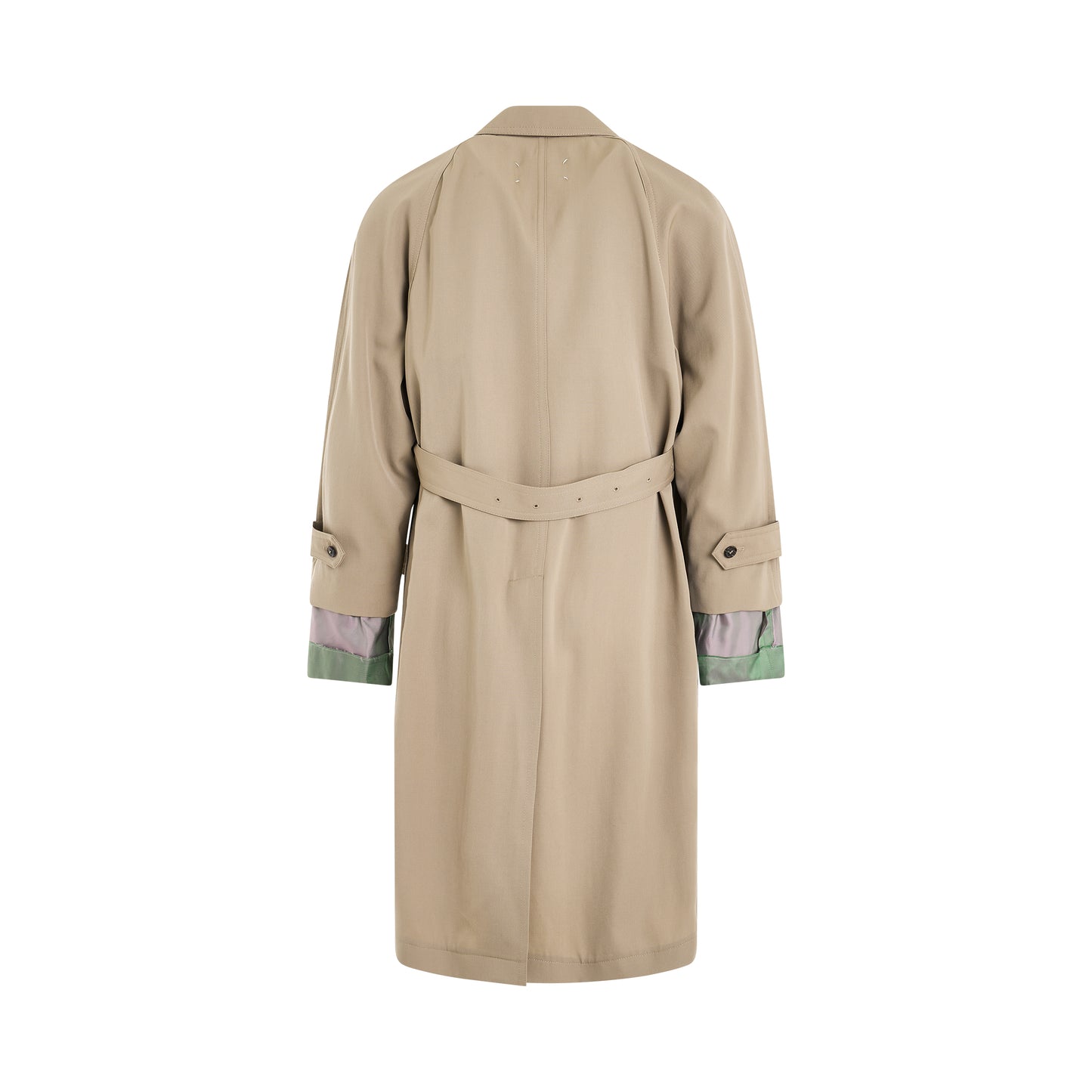 Cotton Trench Coat in Stone