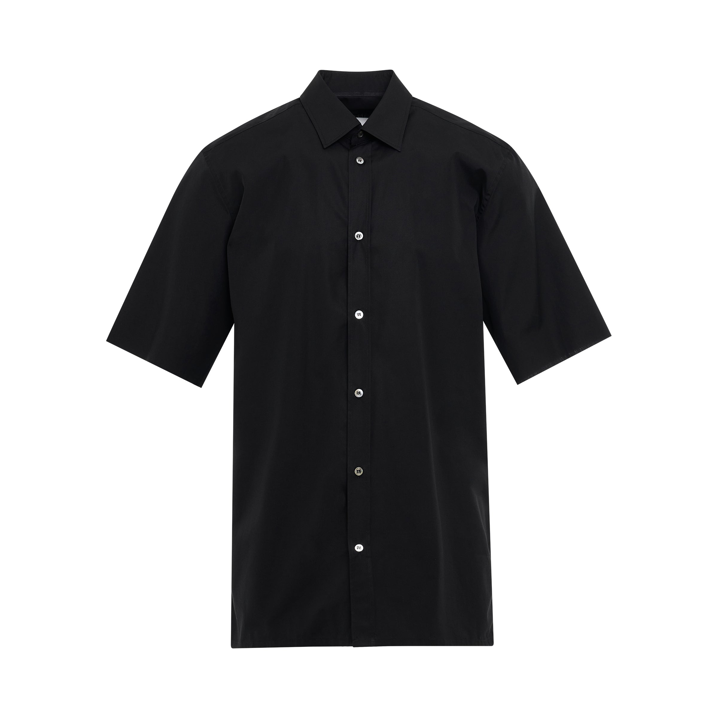 Classic Short Sleeved Shirt in Black