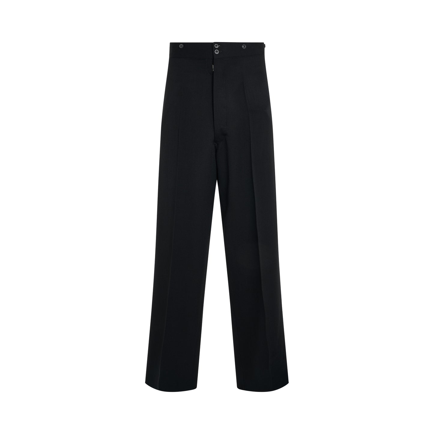 Classic Wool Pants in Black