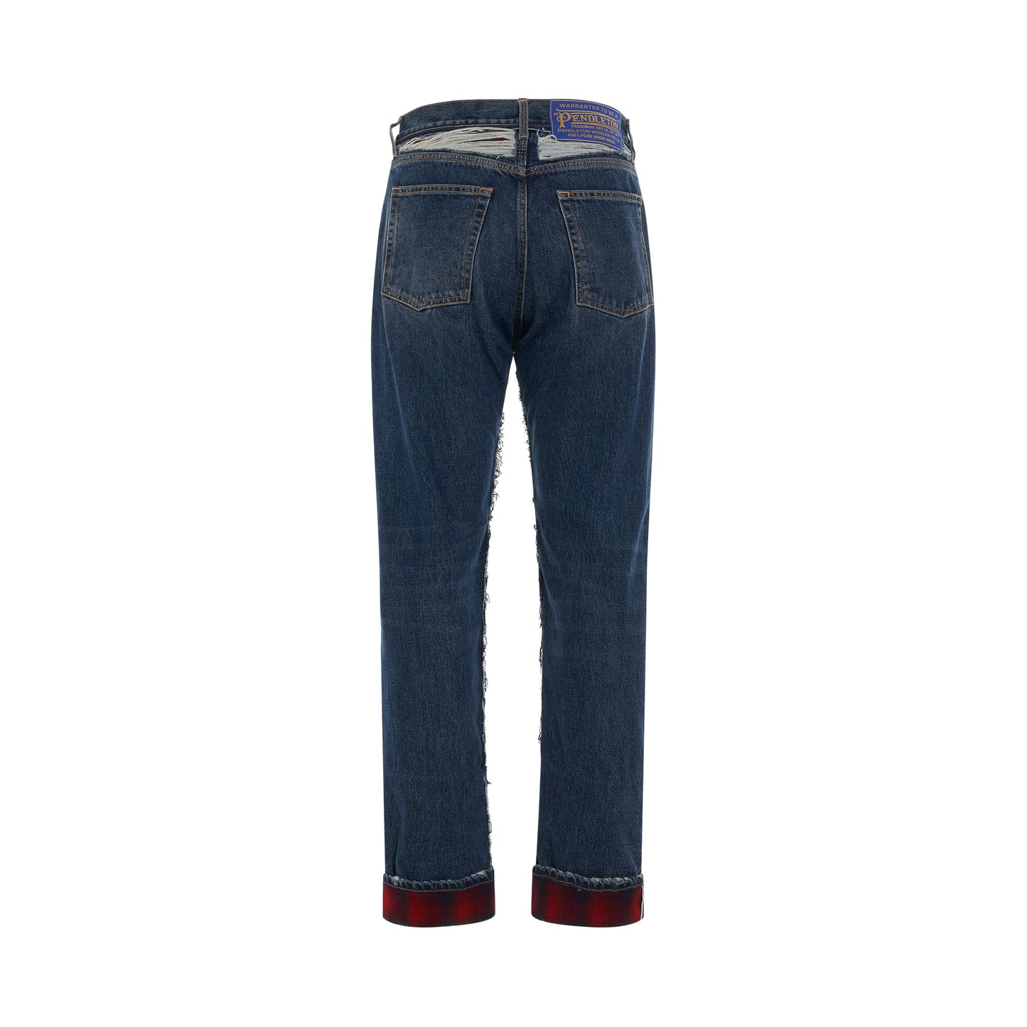 Relax Fit Fold Jeans in Indigo