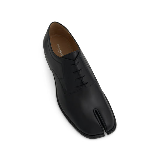 Tabi Lace-Ups Derbies Shoes in Black