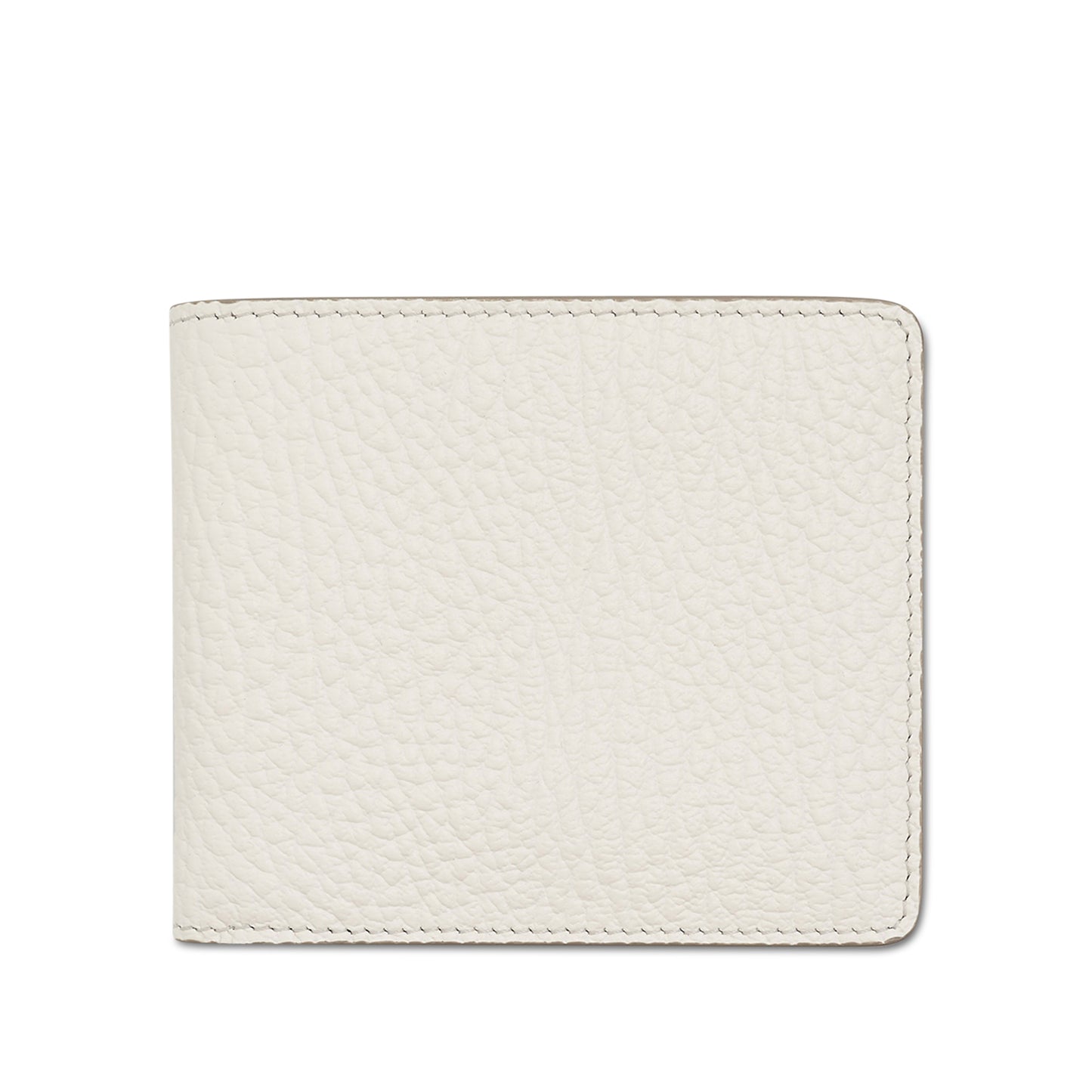 4 Stitch Bifold Wallet in White