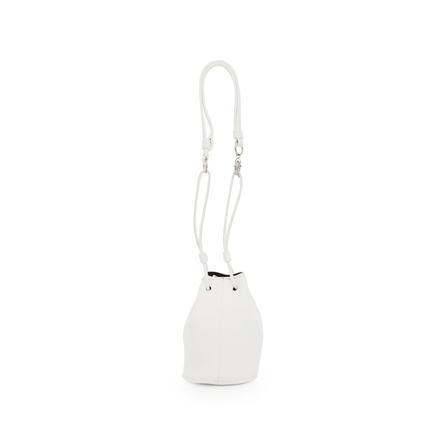 Micro Tabi Bucket Bag in White