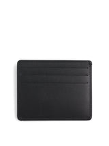 Maison Margiela Four Stitches Leather Card Holder in Black