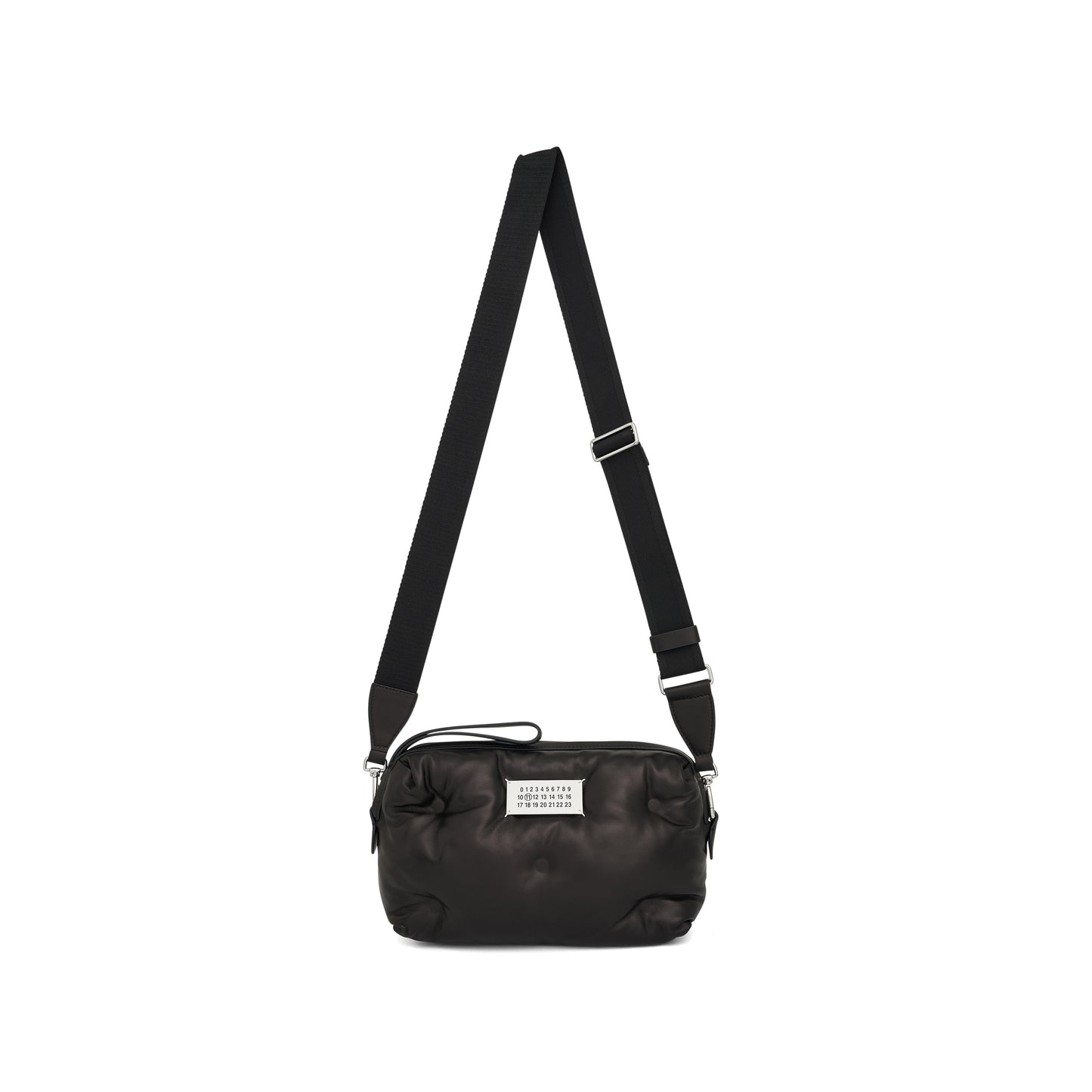 Leather Nappa Glam Slam Camera Bag in Black