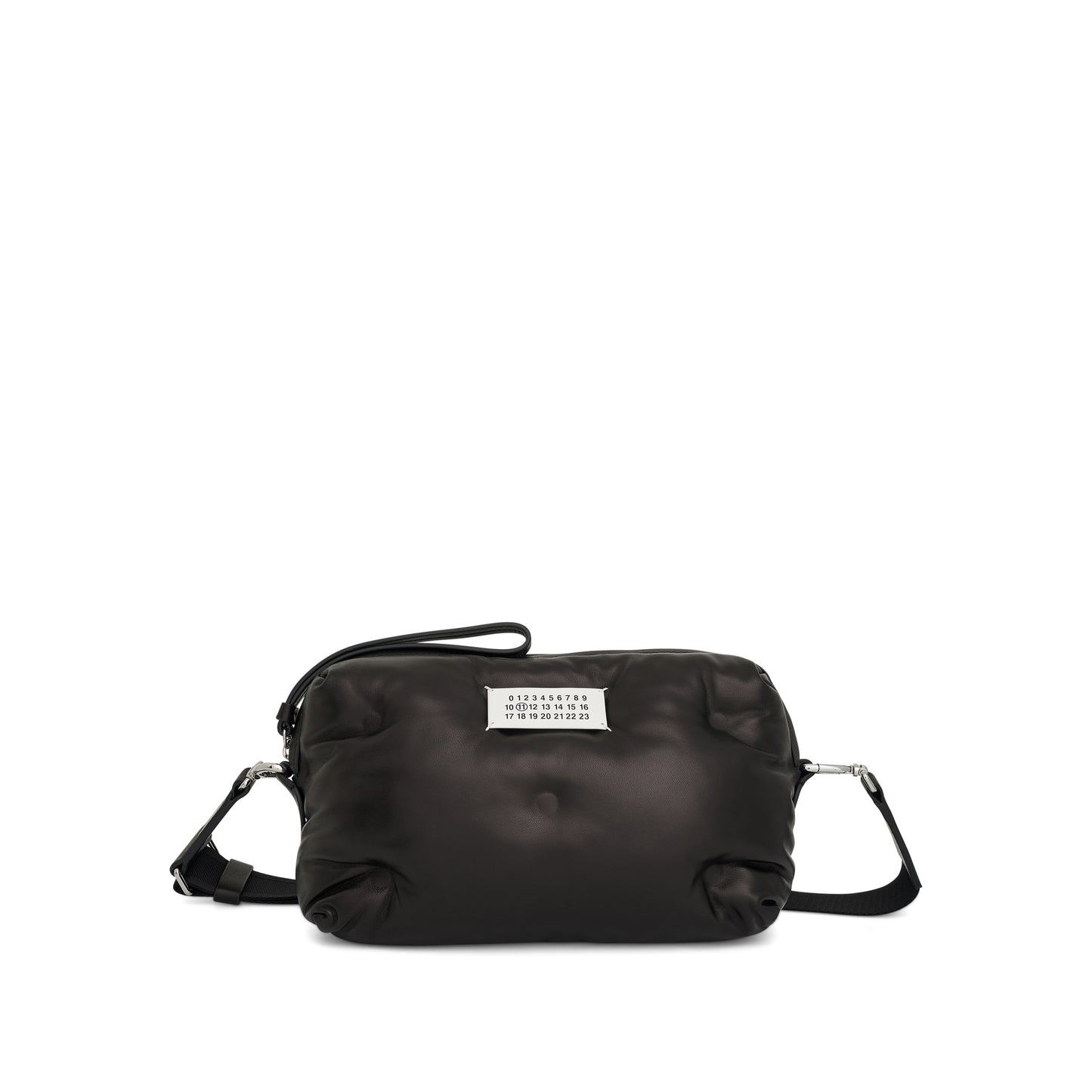 Leather Nappa Glam Slam Camera Bag in Black