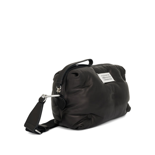 Leather Nappa Glam Slam Camera Bag in Black