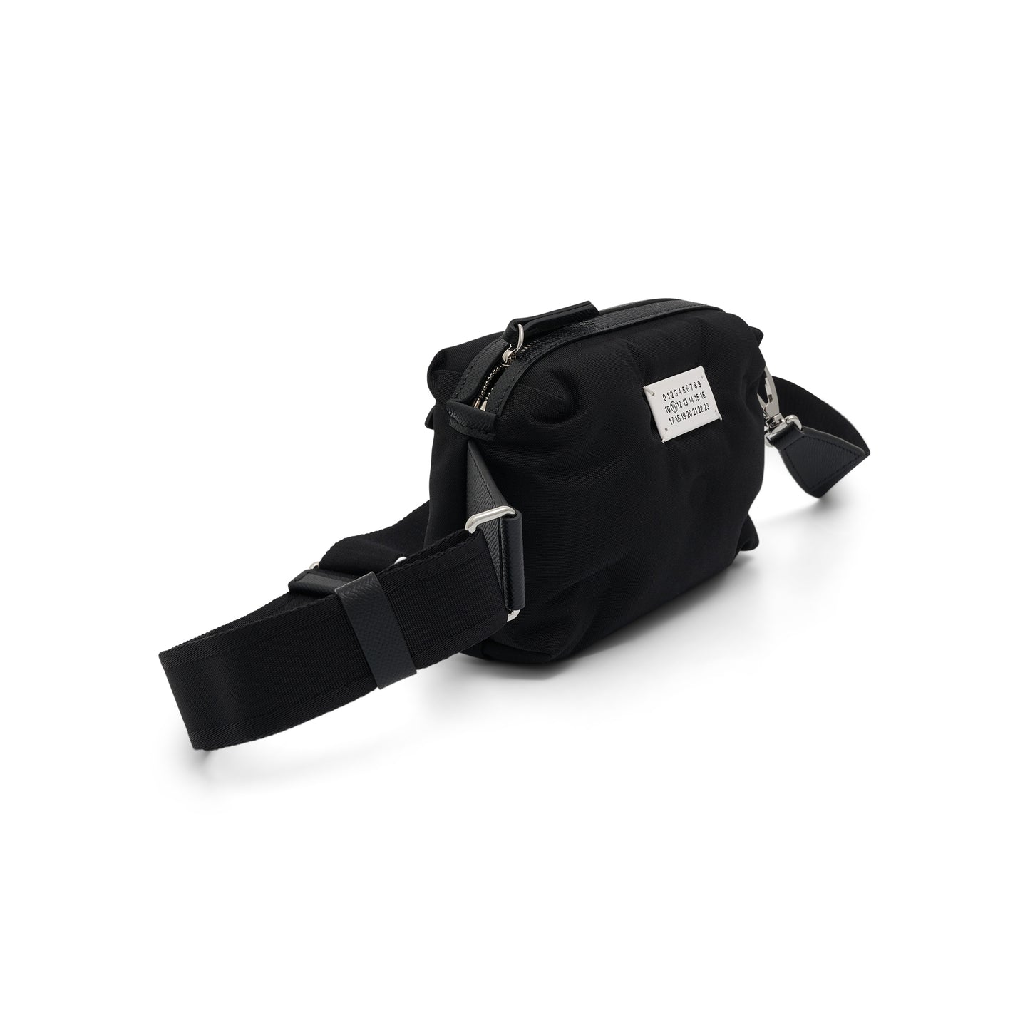 Tabi Logo Patch Belt Bag in Black