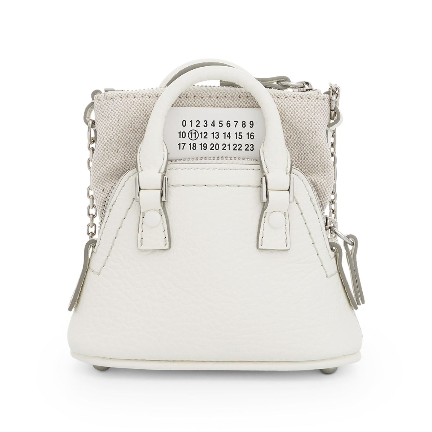 Baby 5AC Leather Bag in White