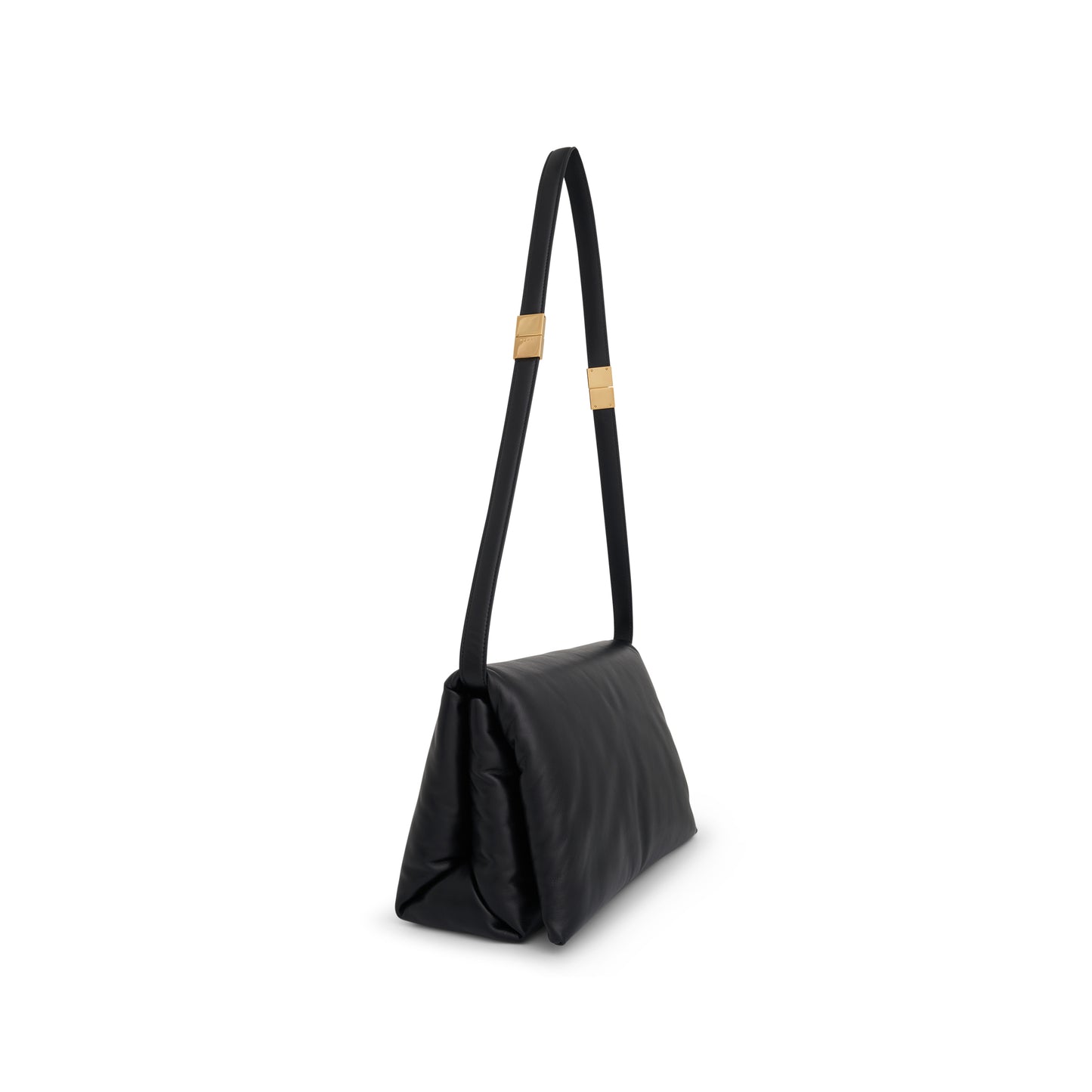 Prisma Large Leather Bag in Black