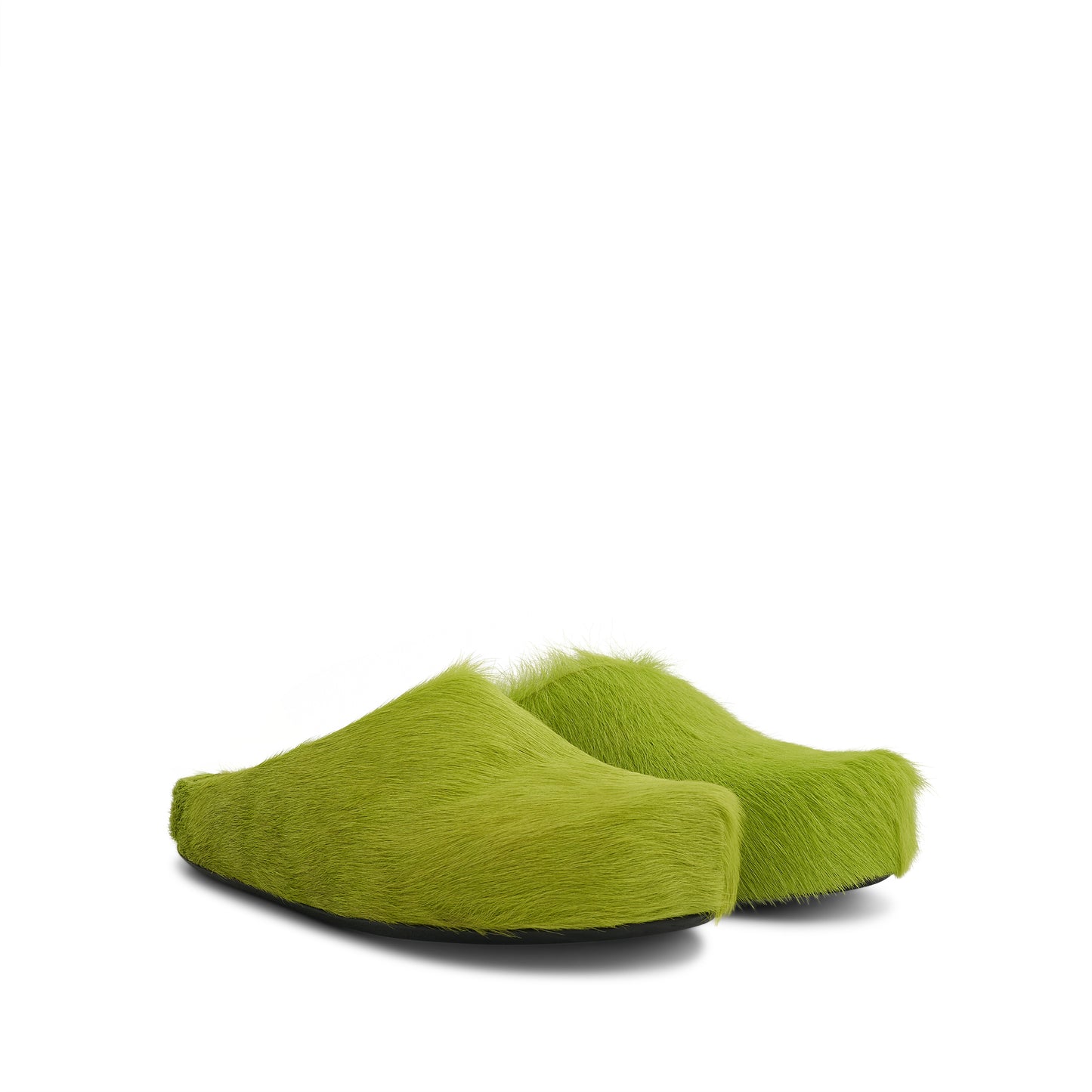 Fussbett Long Hair Sabot in Light Lime