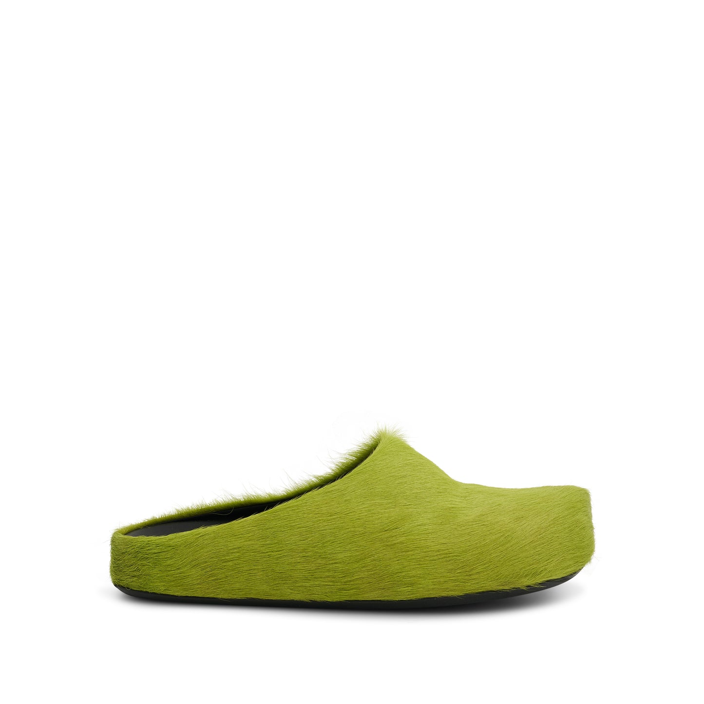 Fussbett Long Hair Sabot in Light Lime