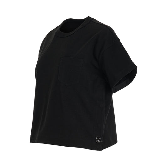 Women S Cotton Jersey T-Shirt in Black