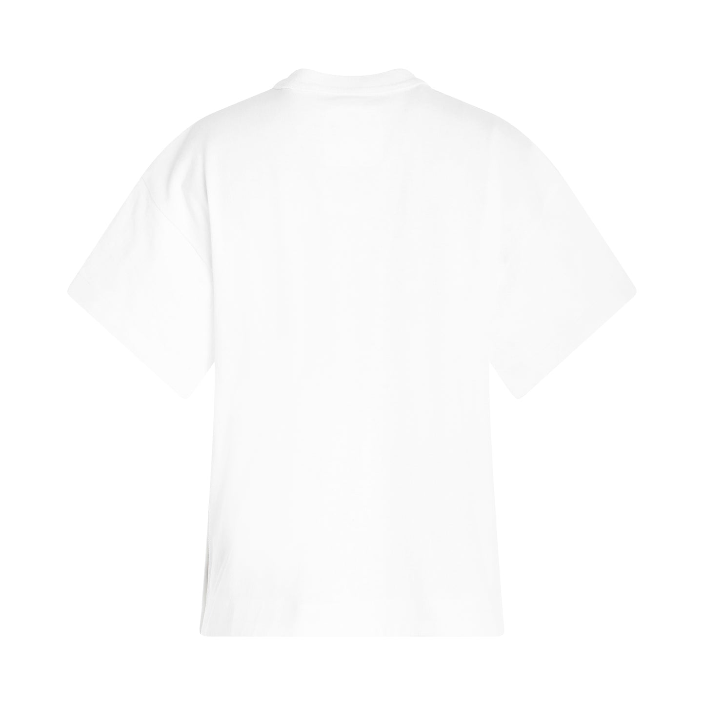 S Cotton Jersey T-Shirt in White