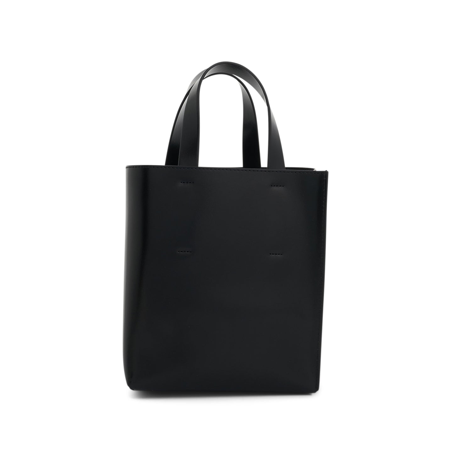 Museo Mini Leather Bag in Black