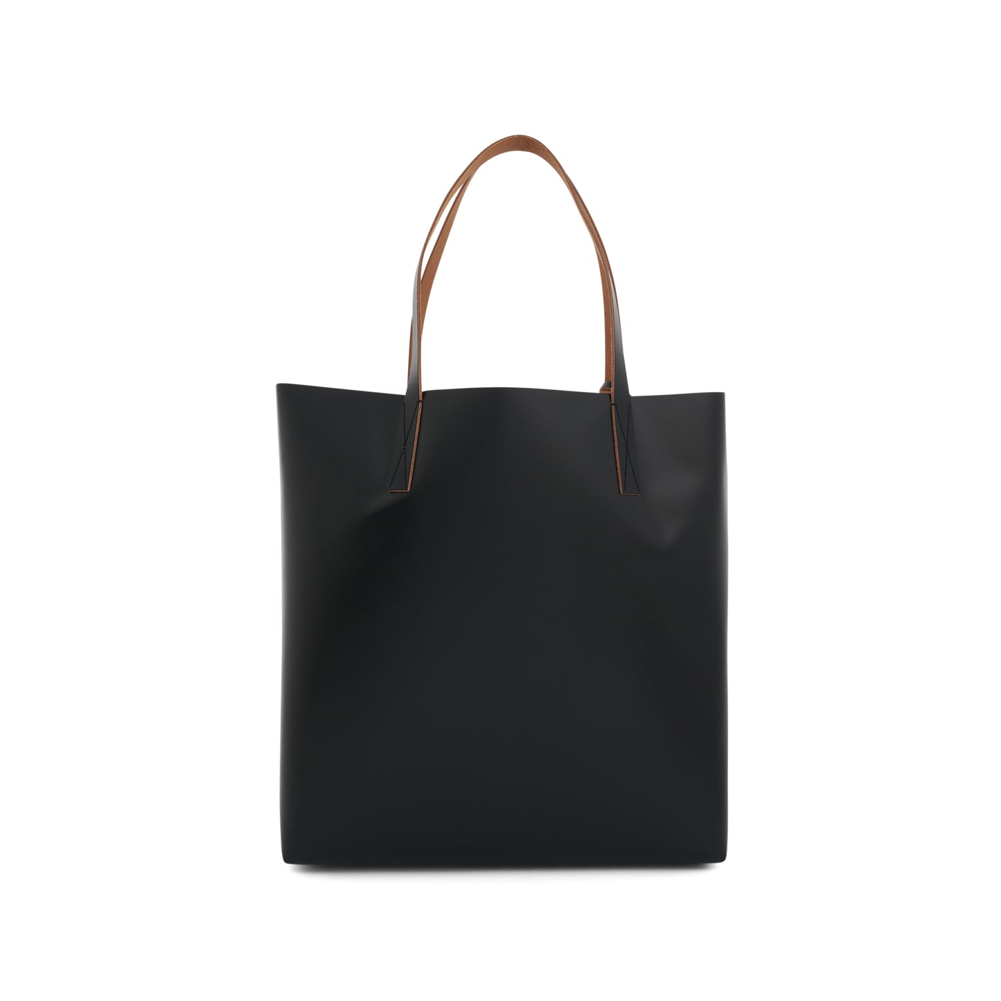 Heart-printed Tote Bag in White/Black