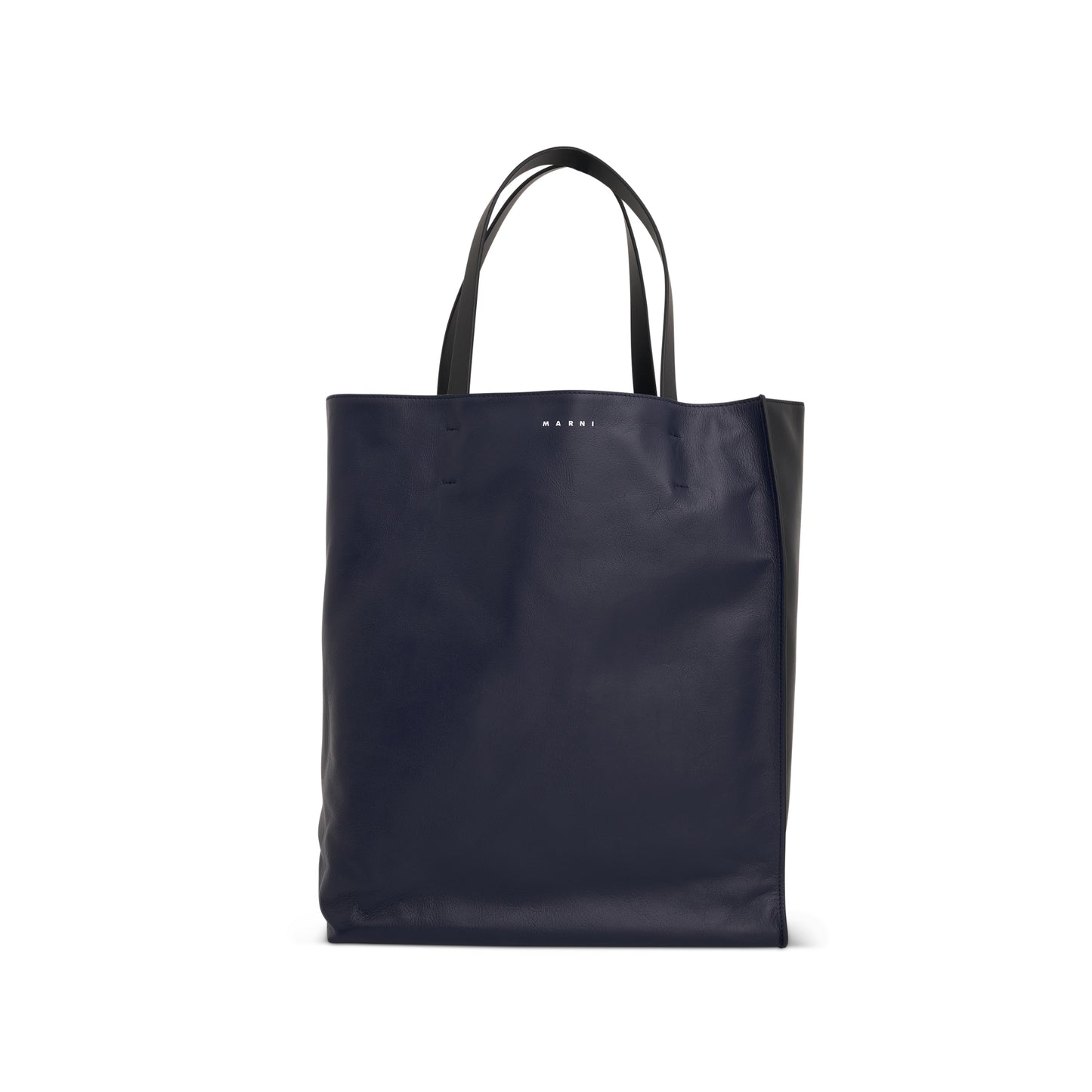 Museo Soft Large Tote Bag in Navy Blue/Black