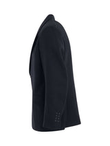 Maison Margiela Herringbone Wool Jacket in Navy