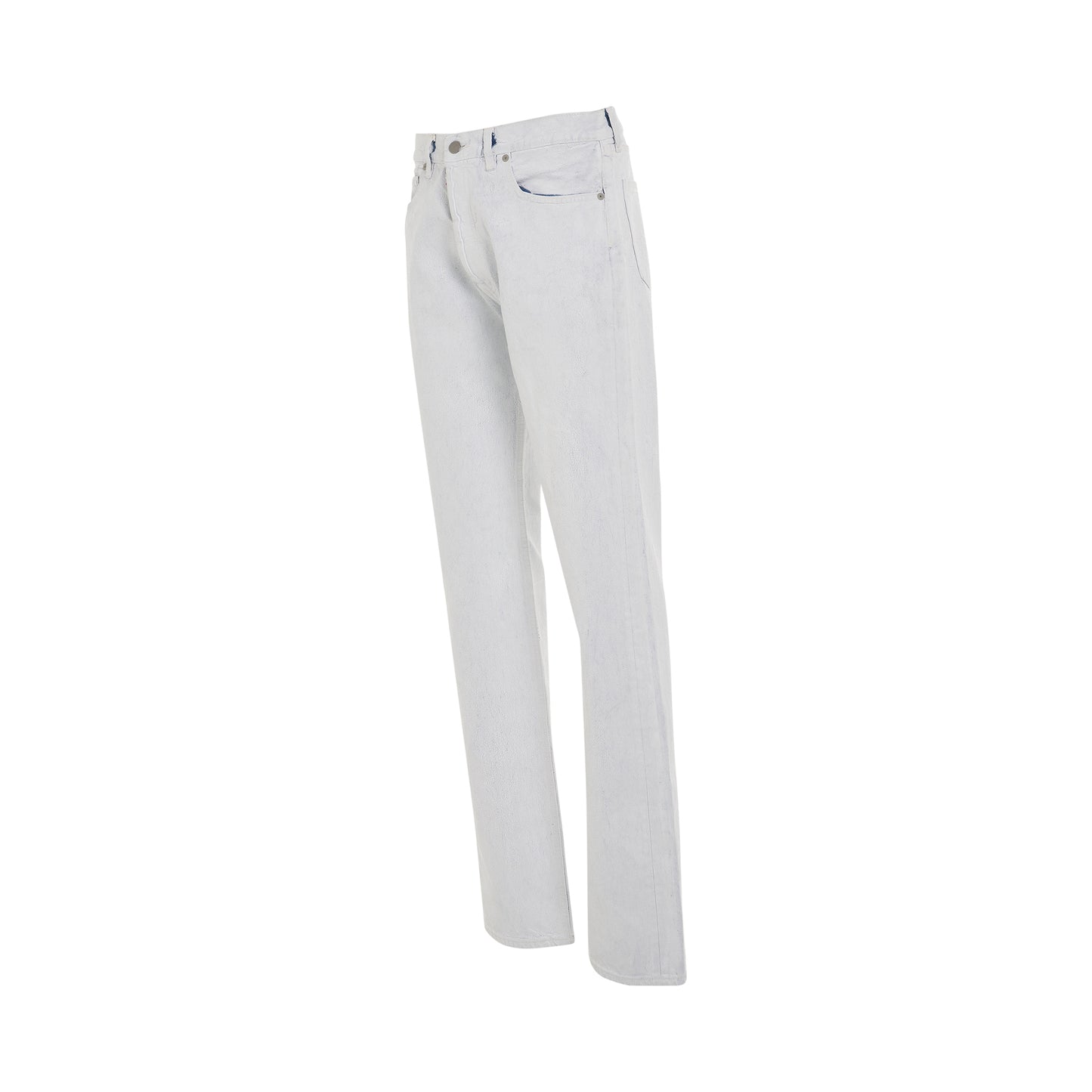 5 Pocket Straight Leg Jeans in Ice