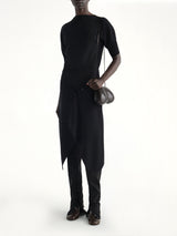 Buttoned Skirt in Black