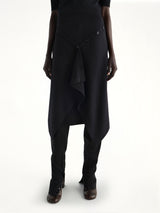 Buttoned Skirt in Black