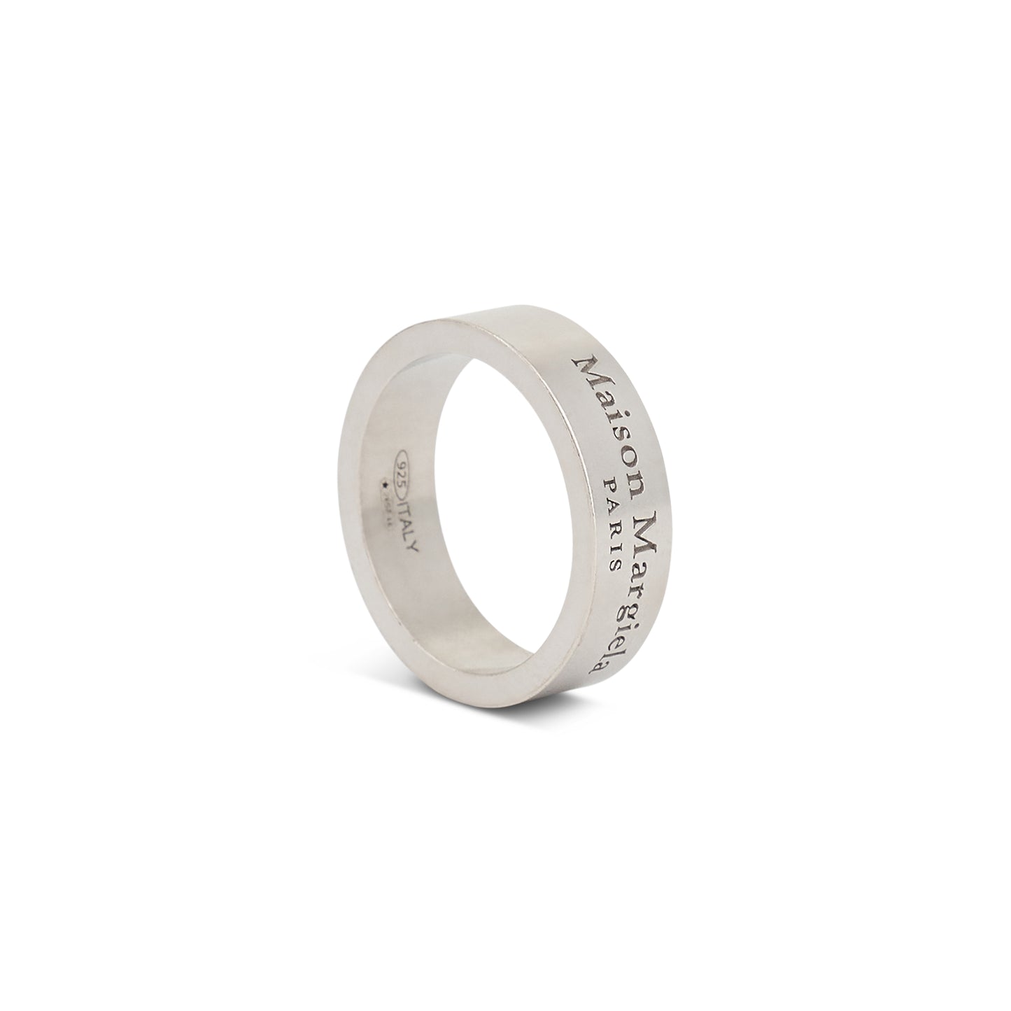 Logo Engraved 6mm Ring in Silver