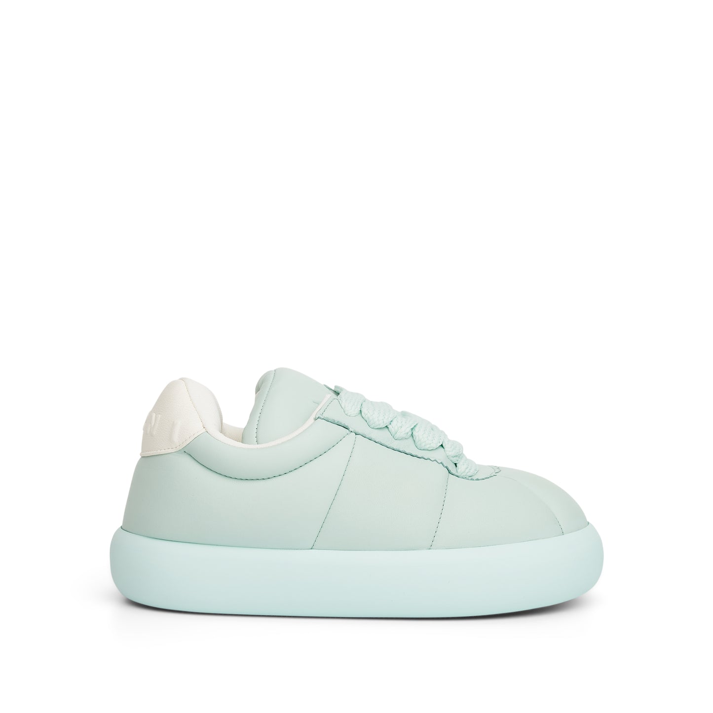 Marni Padded Lace-Up Sneaker in Ice