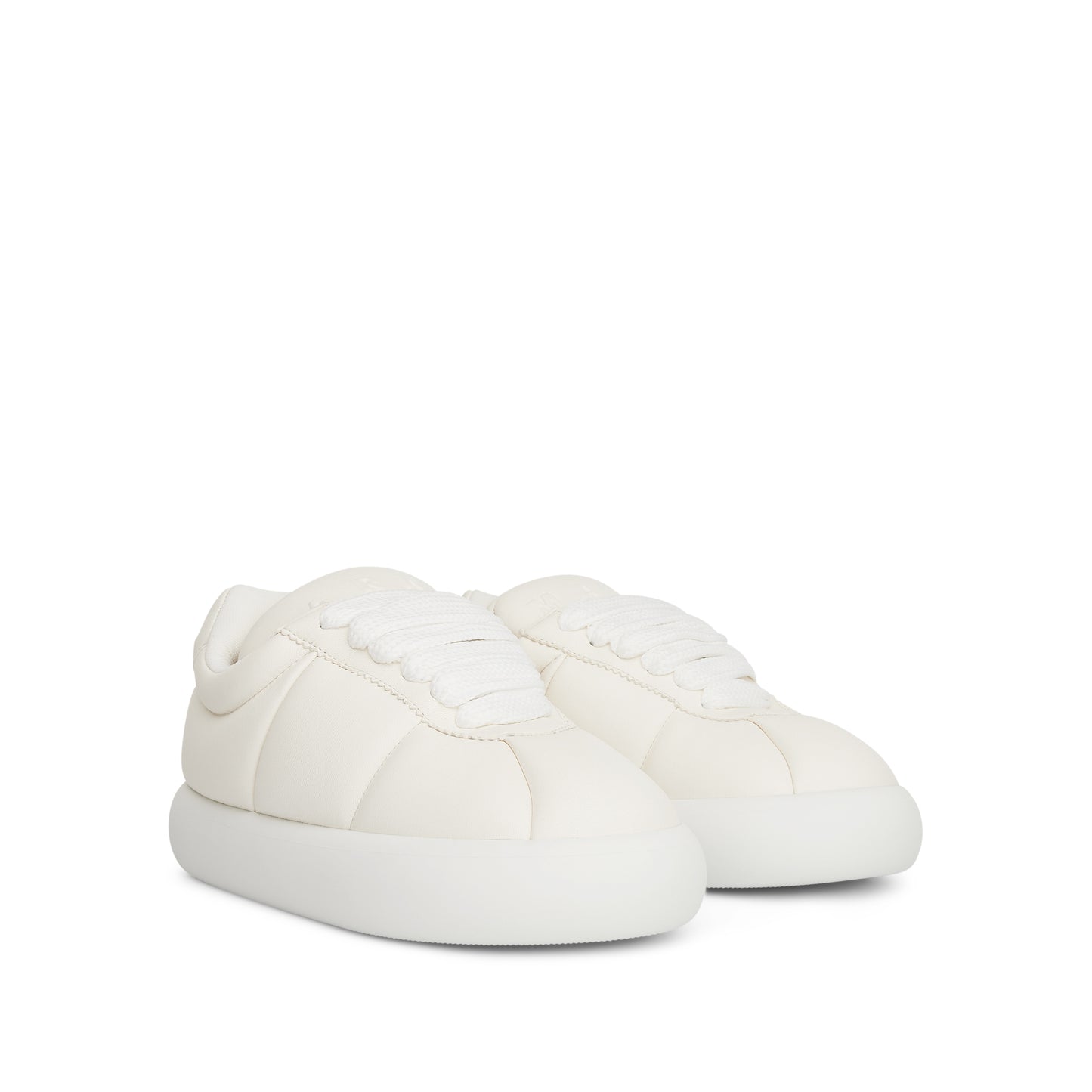 Marni Padded Lace-Up Sneaker in White