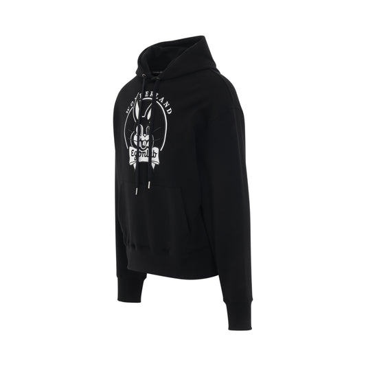 Bunny Hoodie in Black