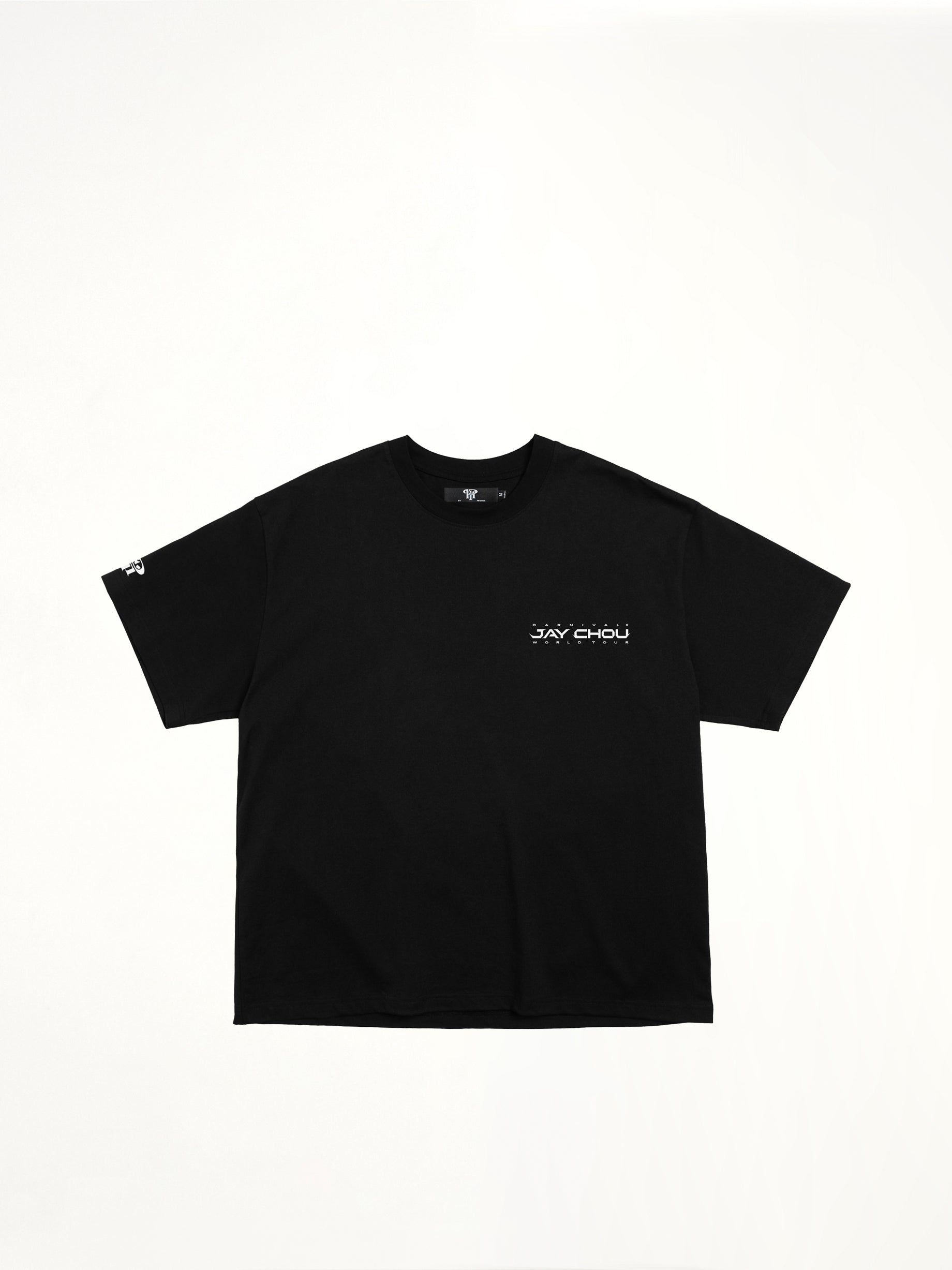 J Carnival II World Tour Flock Printing T-Shirt in Black