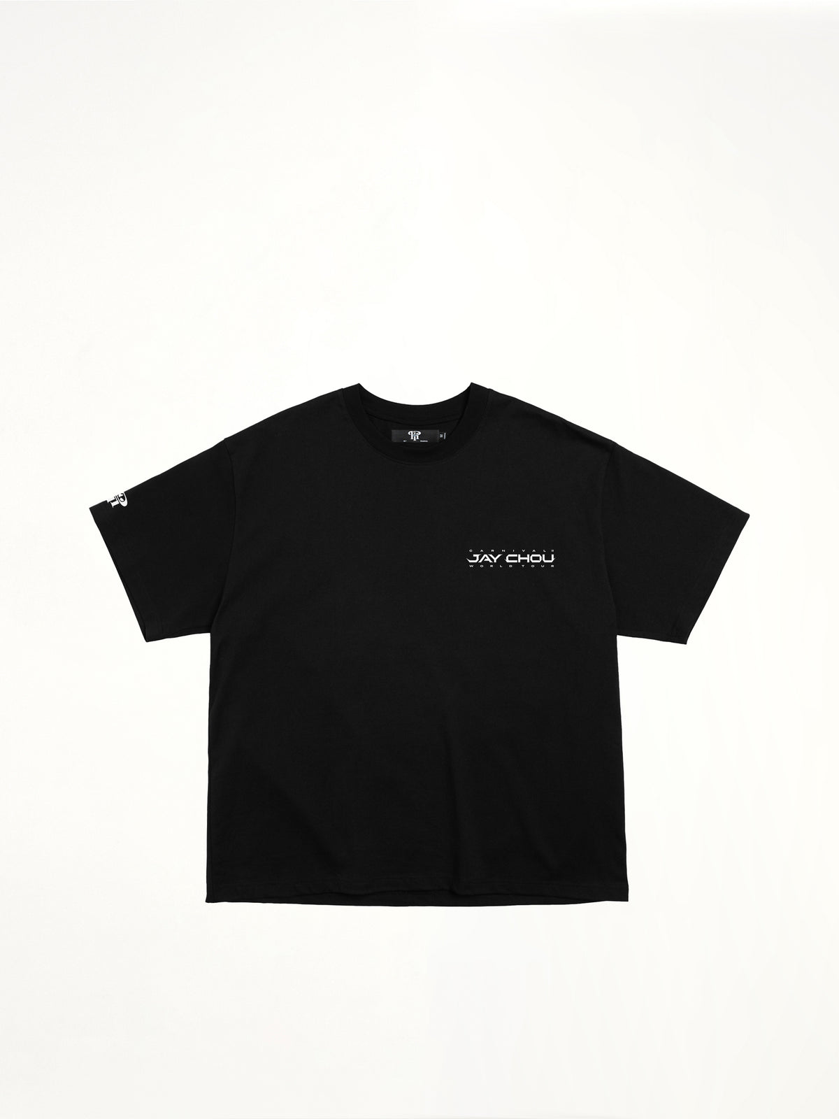 J Carnival II World Tour Flock Printing T-Shirt in Black