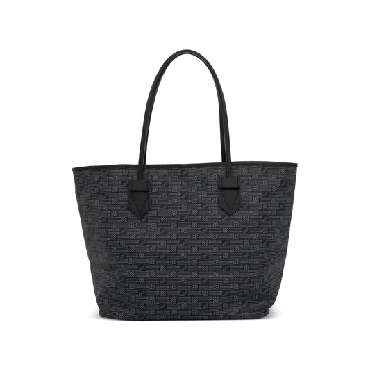 Saint Tropez Tote MM in Black/Milk