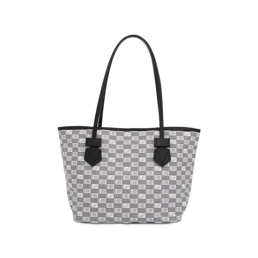 Saint Tropez Tote PM in White/Milk