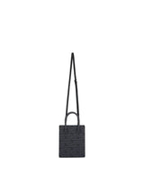 Suite XS Bag in Printed Calf in Black/Blue