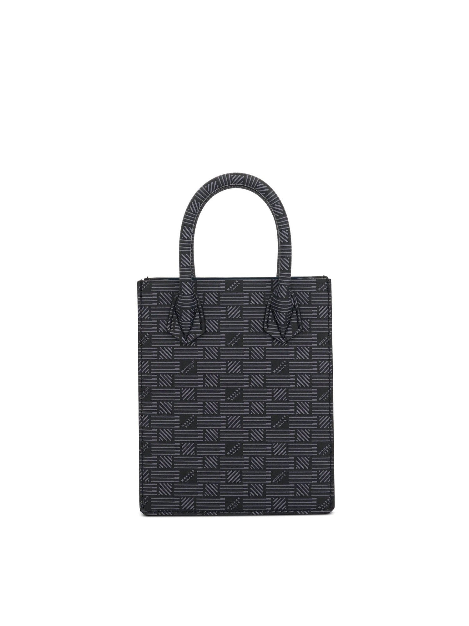 Suite XS Bag in Printed Calf in Black/Blue