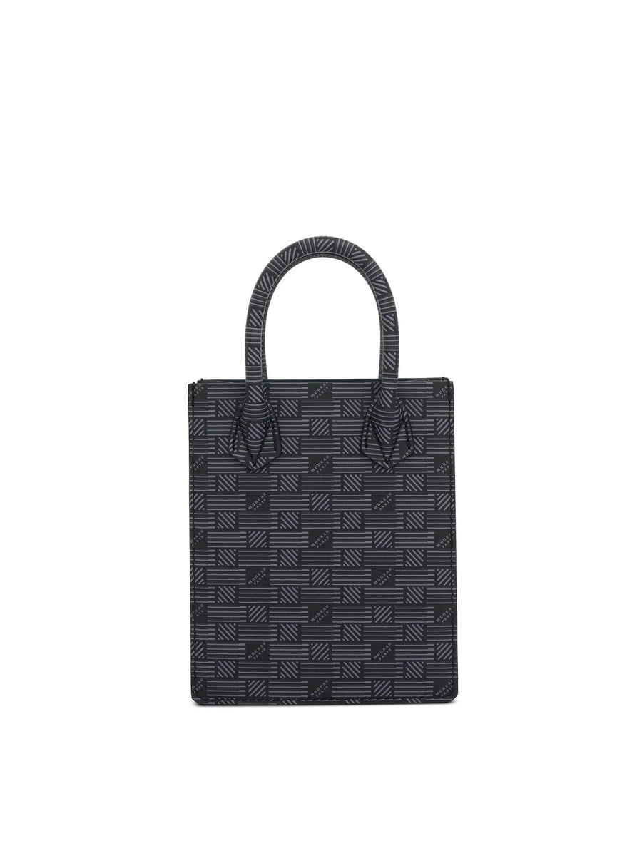 Suite XS Bag in Printed Calf in Black/Blue
